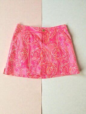 LILLY PULITZER Flamingo Pink Skort Size US 6